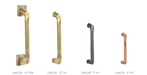 LOURVE-10"-PHR | 10"-PH | 7" PH | 5"PH Beautiful Pull Handle & Lock For Glass Door, Wooden Doors, Cabinets & Wardrobe For Resorts