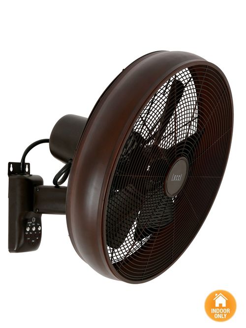 Breeze 41cm WallFan with Remote in OilRubbedBronze