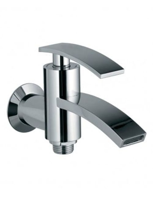 2 Way Bib Cock with Wall Flange