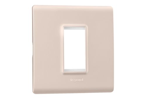 Cover Plate with Frame-1 Module-Rose Gold
