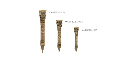 MAJESTIC 5"  6.5"  8" CPH Italian Cabinet Pull Handle & Lock & Knobs, Drop Handle & Locks And Knobs  For Homes