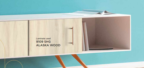 9109 SHG Alaska Wood 8 ft x 4 ft High Gloss Finish Laminate - 1 mm