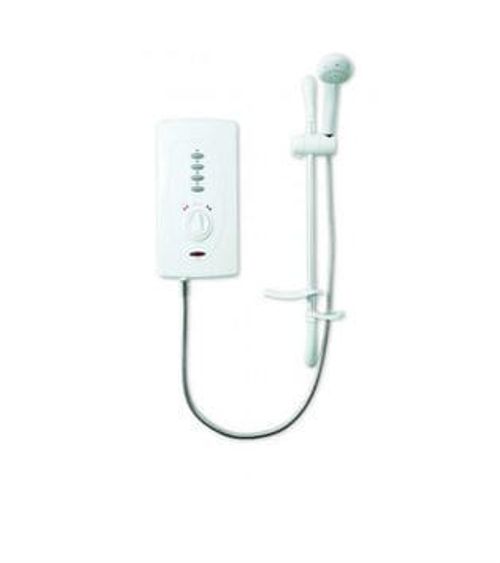 Electric Showers  R6508 Slimline 650 White 8.5KW