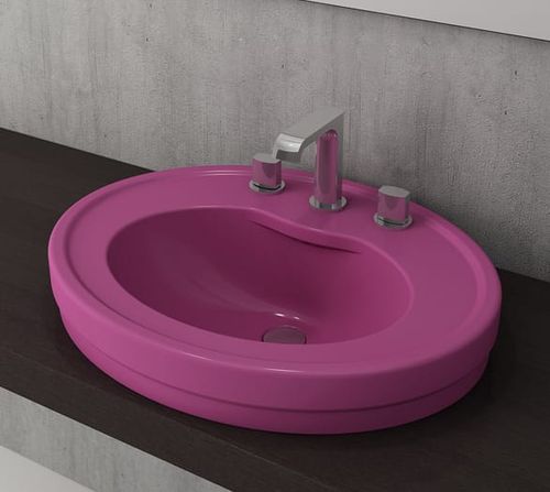 Loreto Semi Recessed Counter Top Washbasin
