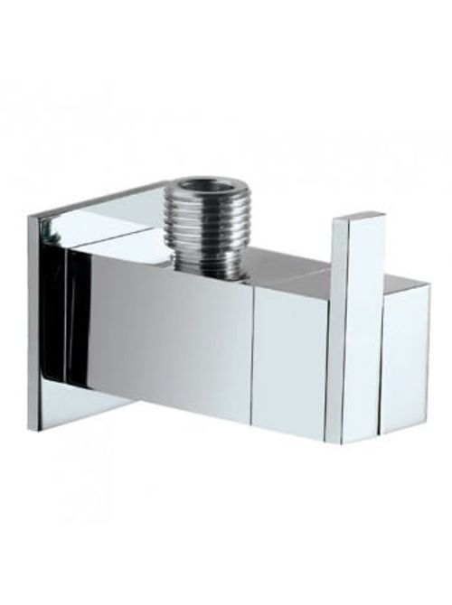 Angular Stop cock with Wall Flange