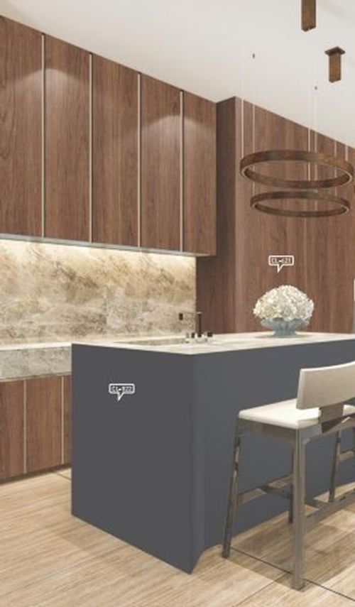 CL 621 Dolce Walnut 8 ft x 4 ft PVC Laminate - 1 mm