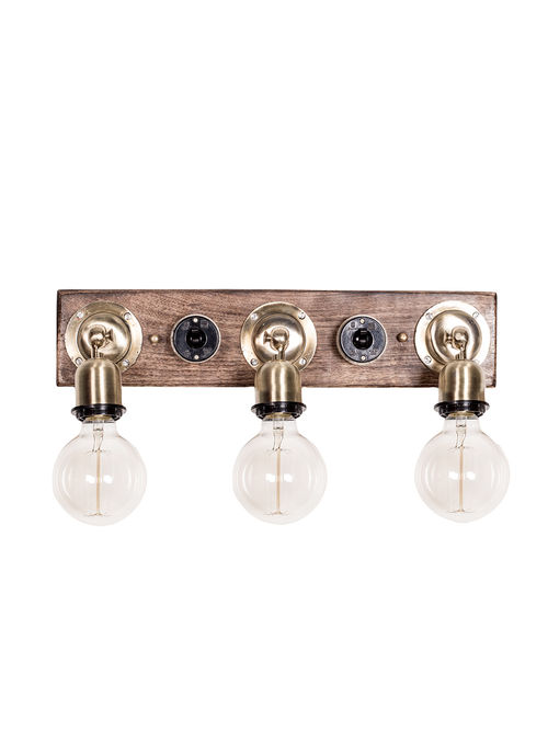 Retro Switch Triple Vanity Light