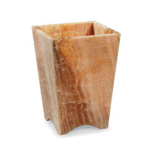 Onyx Flared Wastebasket