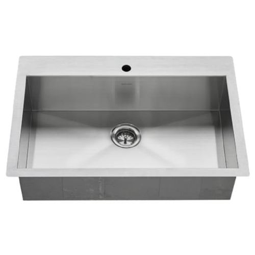 Memphis 33x22 Stainless Steel Kitchen Sink Kit with Faucet