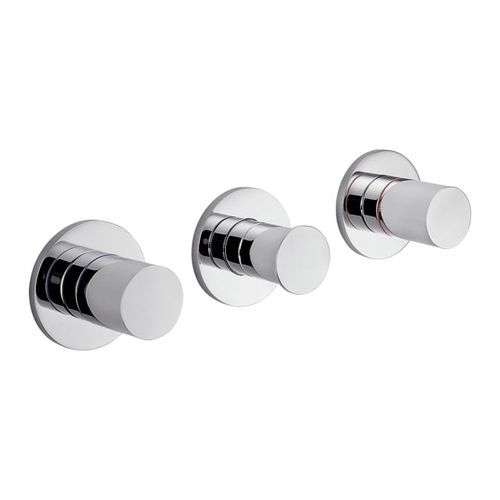 2-Handle Bath Mixer For Concealed Installation Wall-Mounted