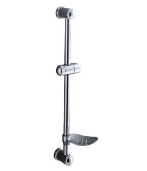Slide Bar With Showerhead Bracket and Soap Holder
