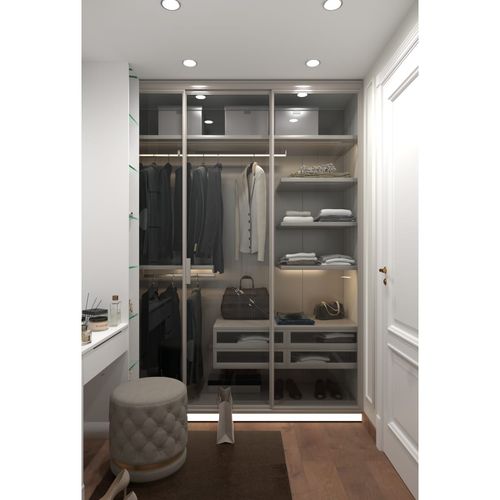 Contemporary Dressing Area Design, 3BHK