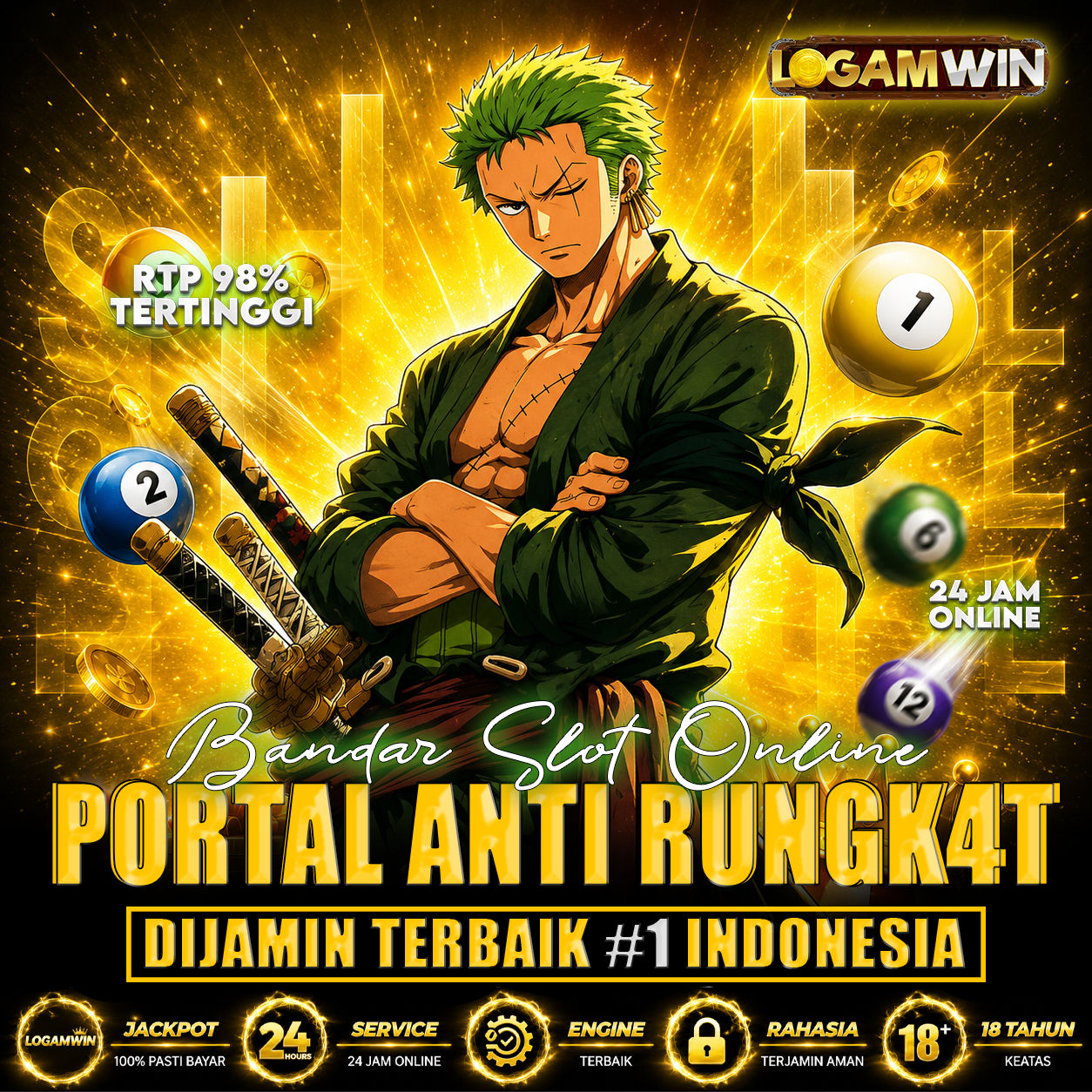LOGAMWIN : Akses Cepat Game Slot Online Paling Stabil Di Indonesia