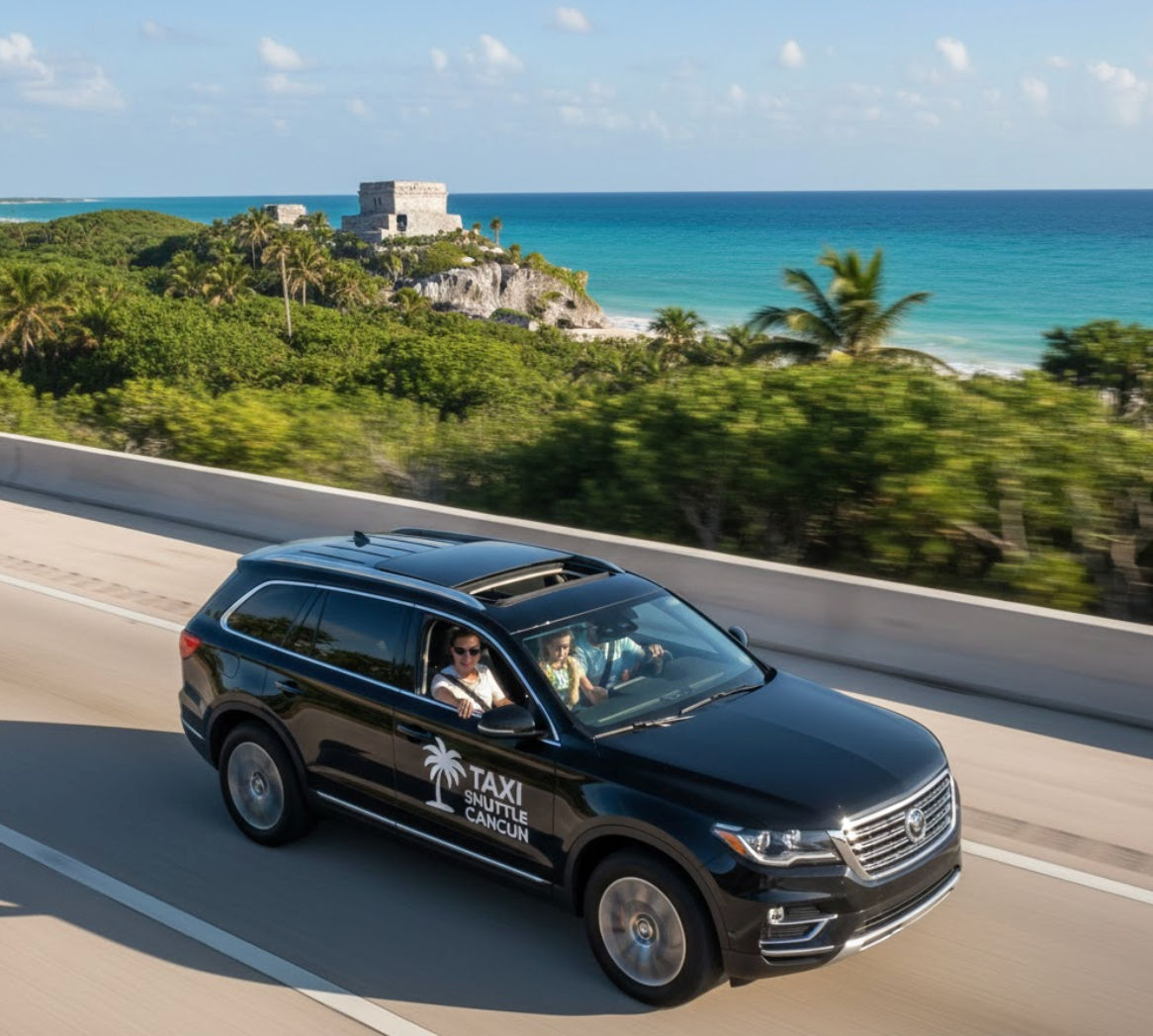 Tiempo de traslado Cancun a Tulum en servicio privado de Taxi Shuttle Cancun