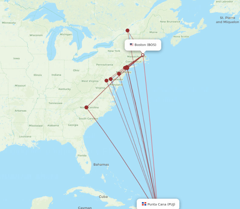 boston to punta cana