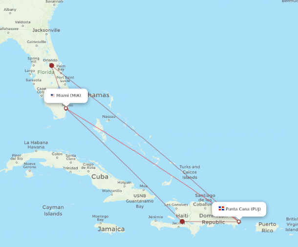 miami to punta cana