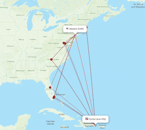 New York to Punta Cana