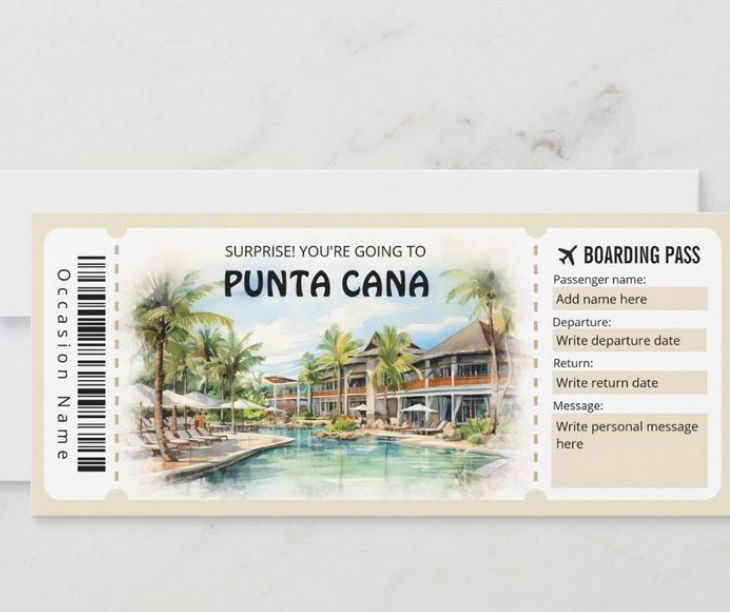 Plane ticket Punta Cana and premium private transportation service