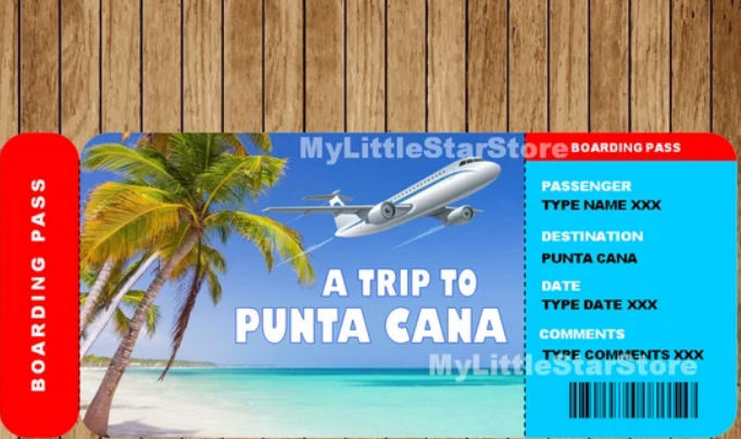 plane ticket punta cana