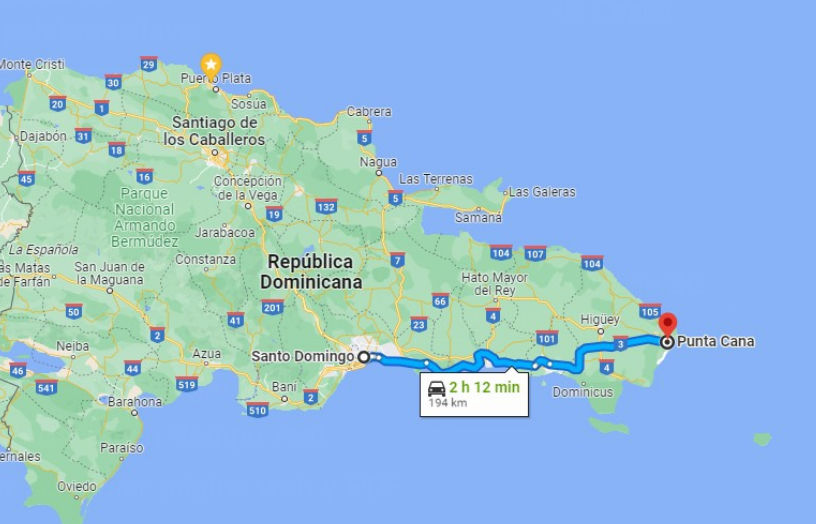 santo domingo to punta cana