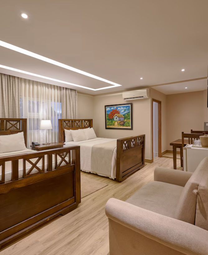 Recepción del Hotel Riazor en Santo Domingo