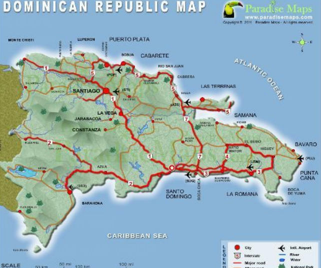 punta cana mapa