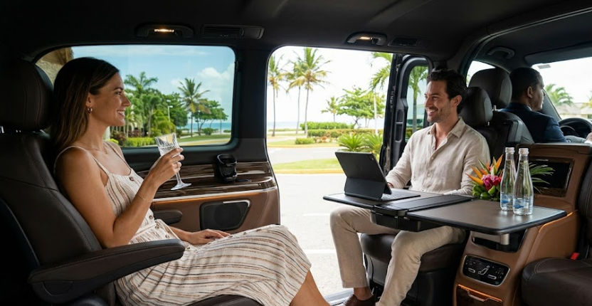 Servicio premium de alquiler de van ejecutiva con chofer punta cana