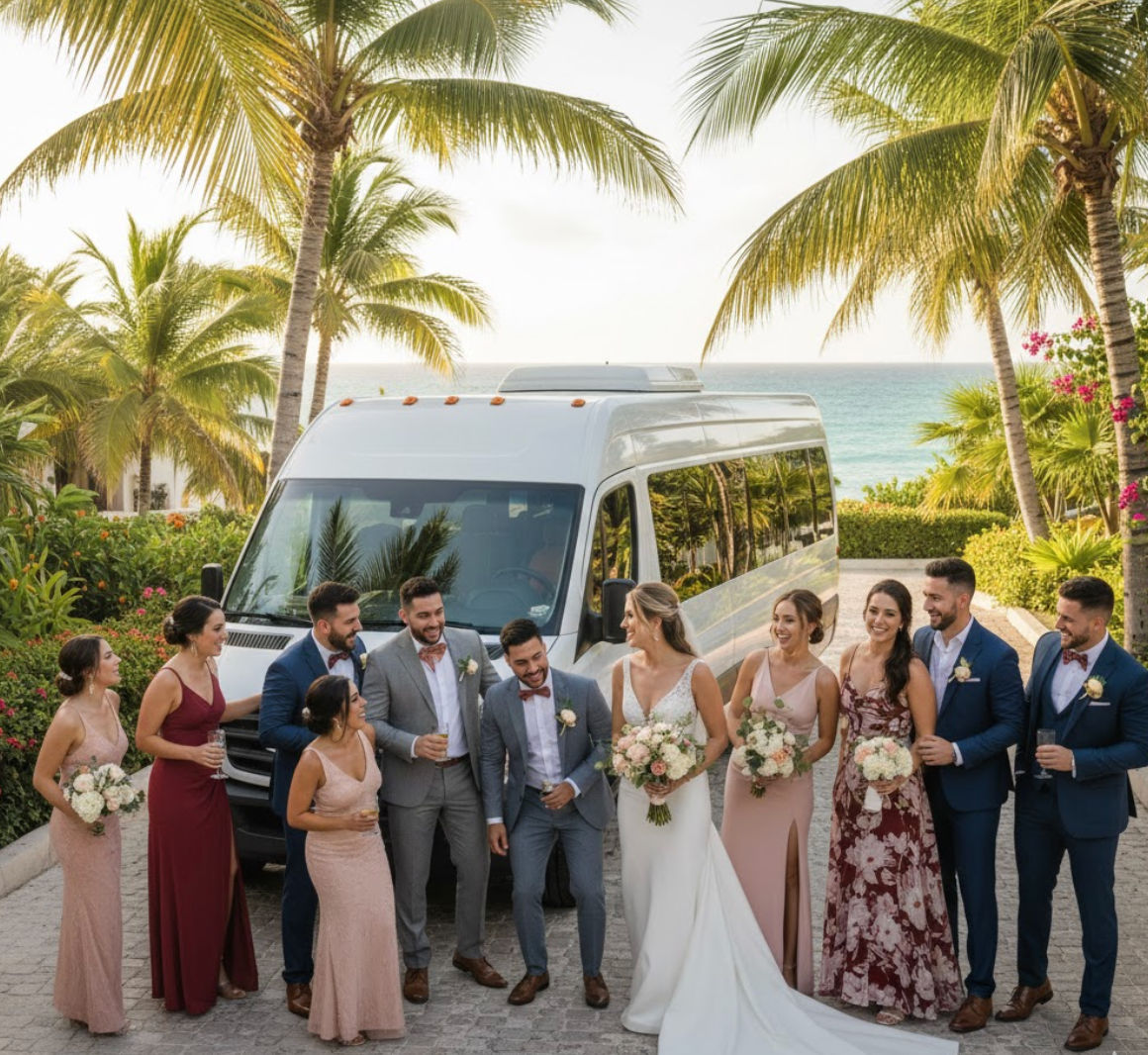 Transporte para bodas en Cancun y Riviera Maya Transporte para bodas en Cancun y Riviera Maya Taxi Shuttle Cancun