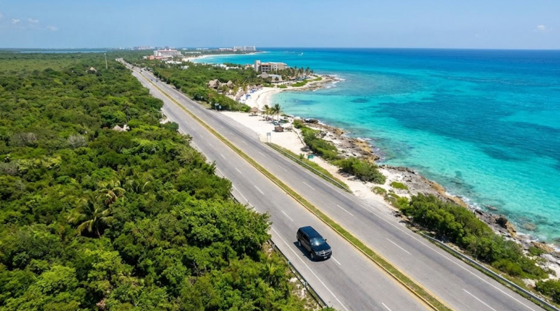 How to get from Cancun Airport to my hotel in Playa del Carmen by taxi