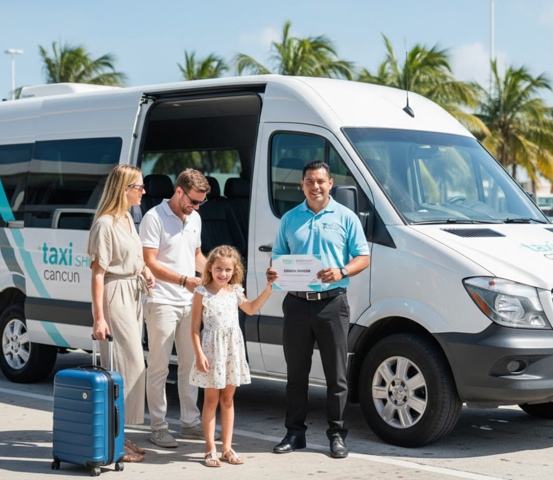Shuttle servicio 24 horas aeropuerto Cancun con Taxi Shuttle Cancun