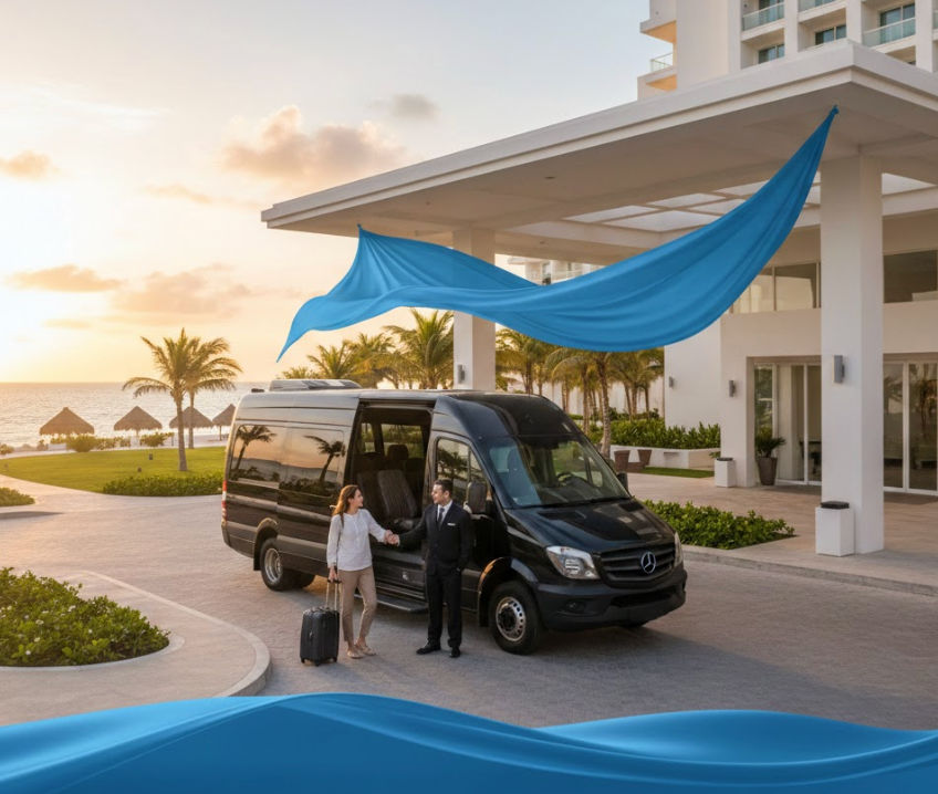 Private airport transfers and taxi services from Cancun Airport to Hotel Zone and Riviera Maya resorts