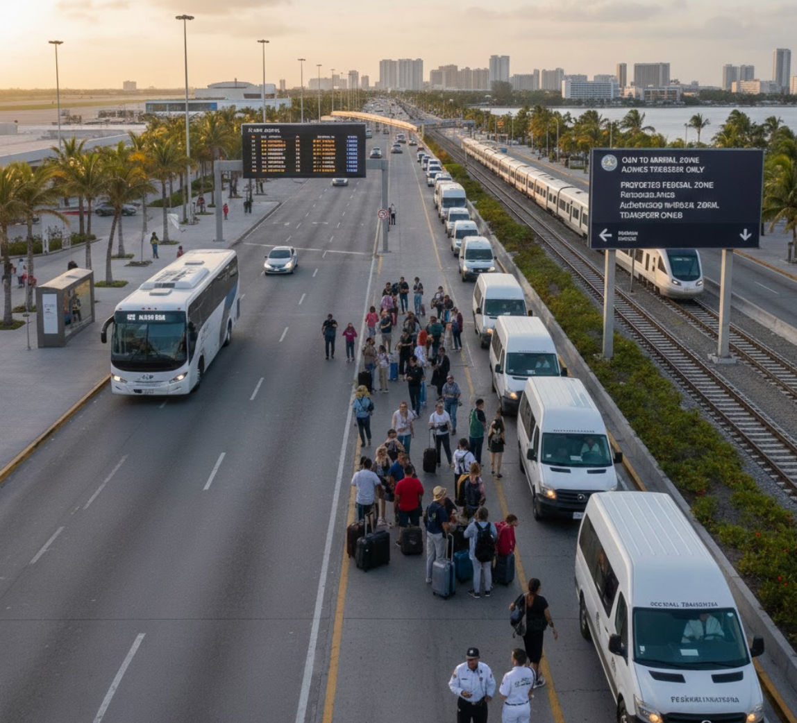 Transporte privado y traslados desde el Aeropuerto de Cancún a hoteles