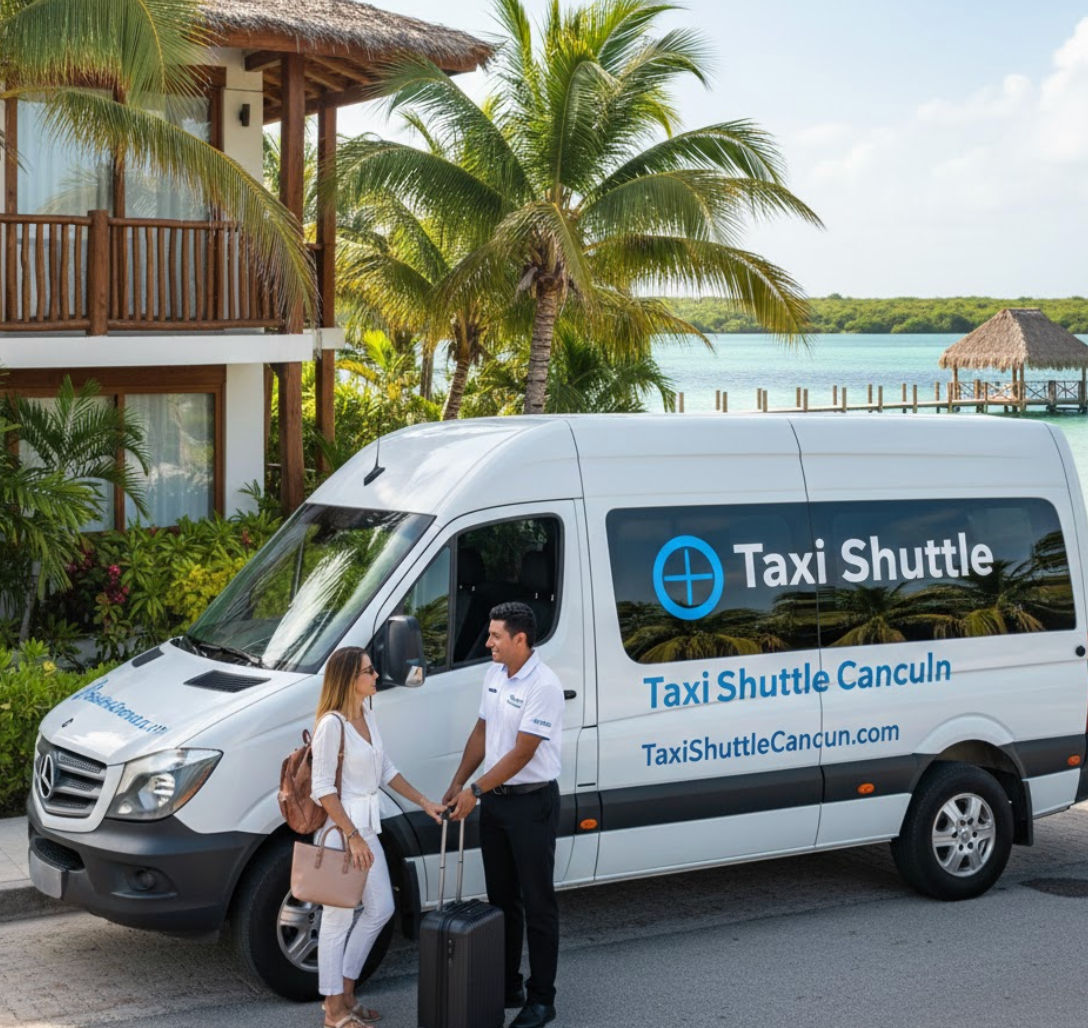 transporte aeropuerto Cancun a Bacalar precio con Taxi Shuttle Cancun