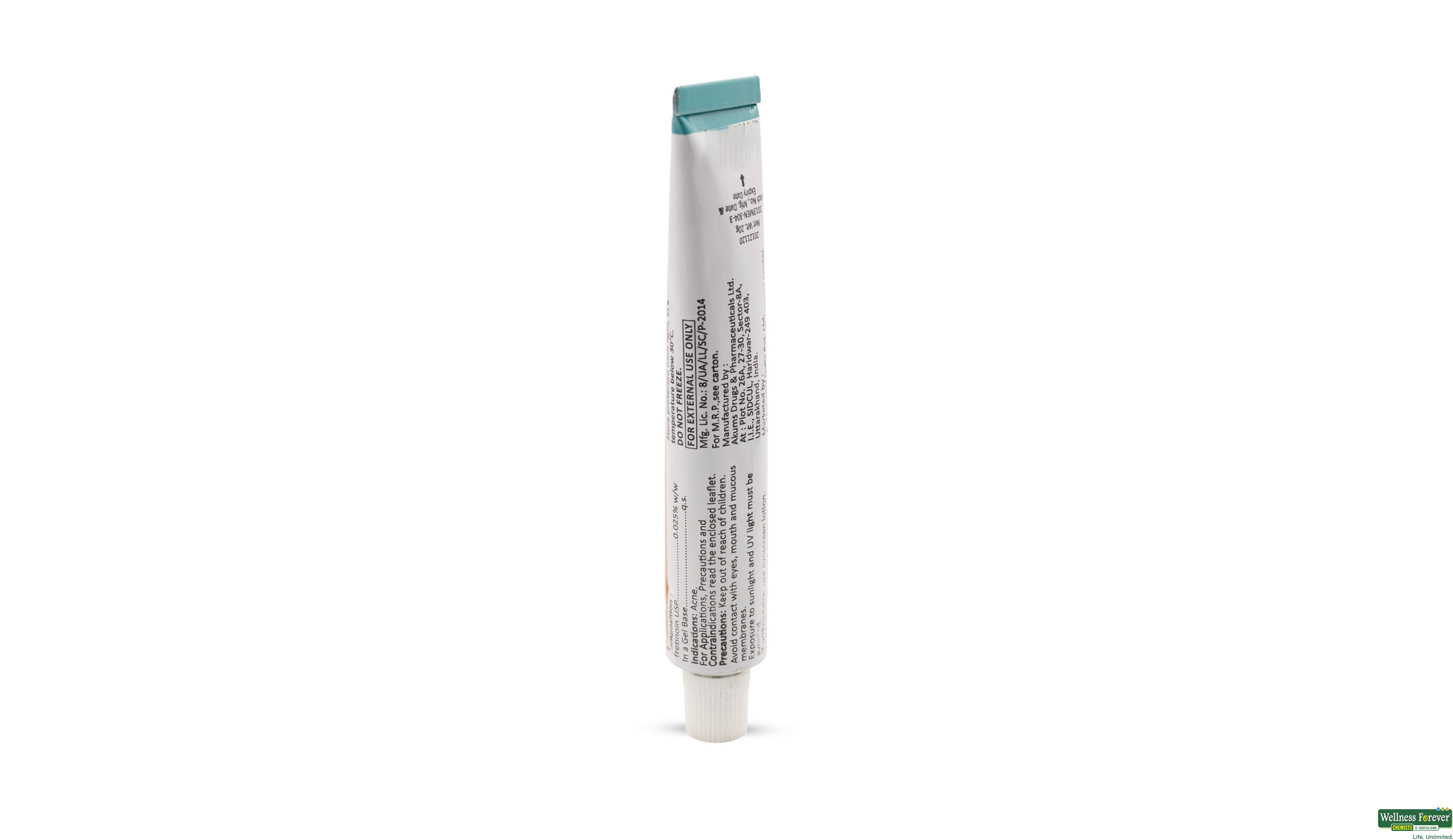 A-RET 0.025% GEL 20GM- 4, 20GM, 