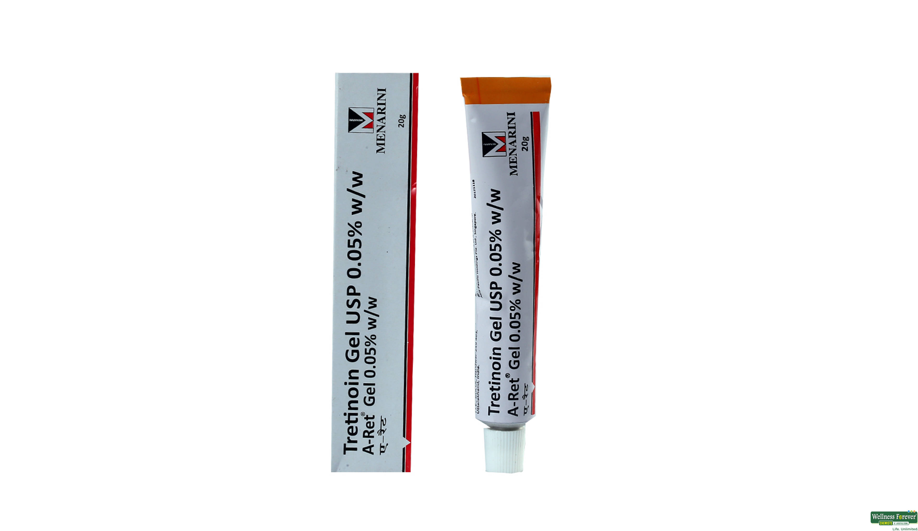 A-RET 0.05% GEL 20GM- 1, 20GM, 
