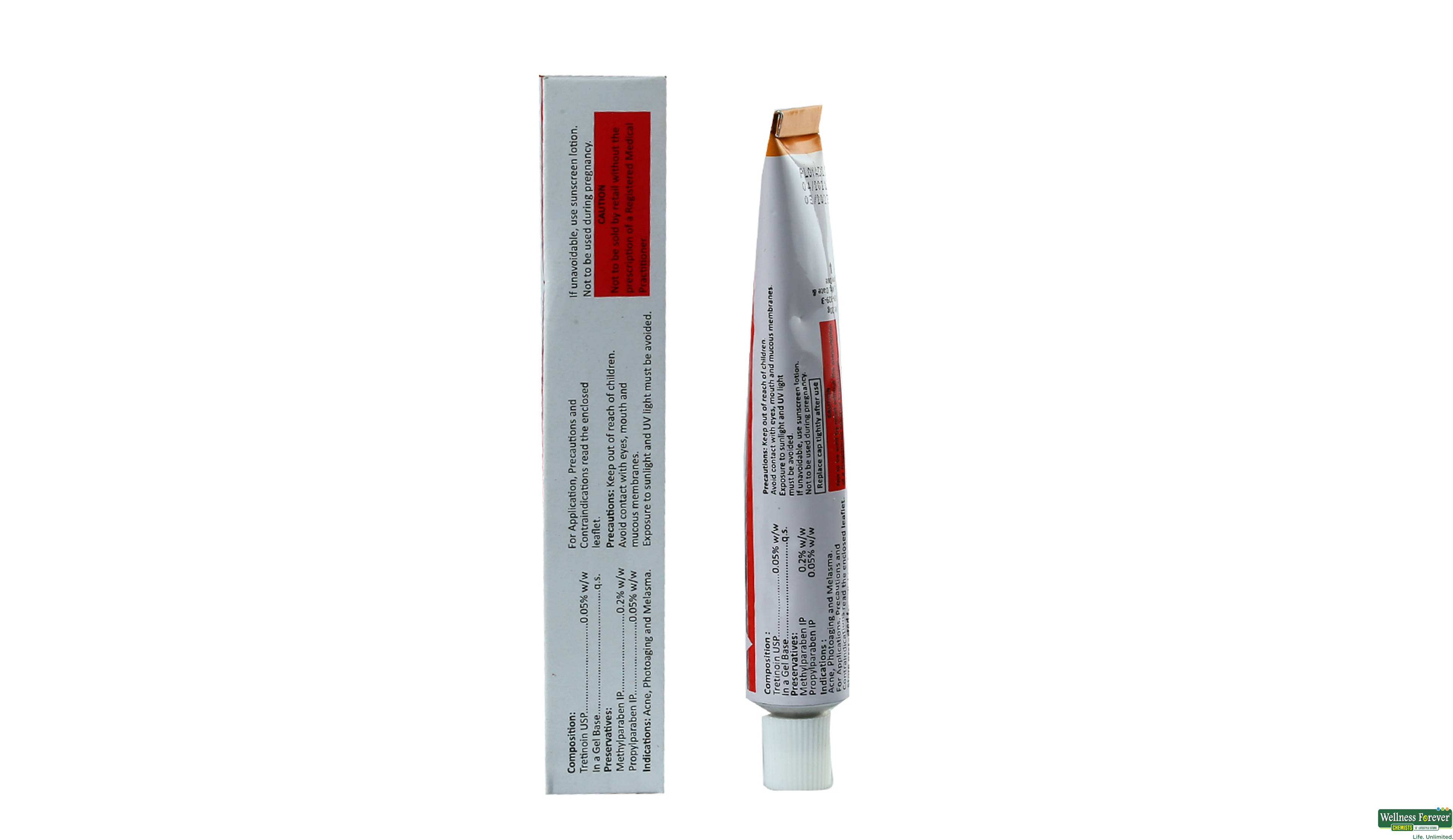 A-RET 0.05% GEL 20GM- 2, 20GM, 