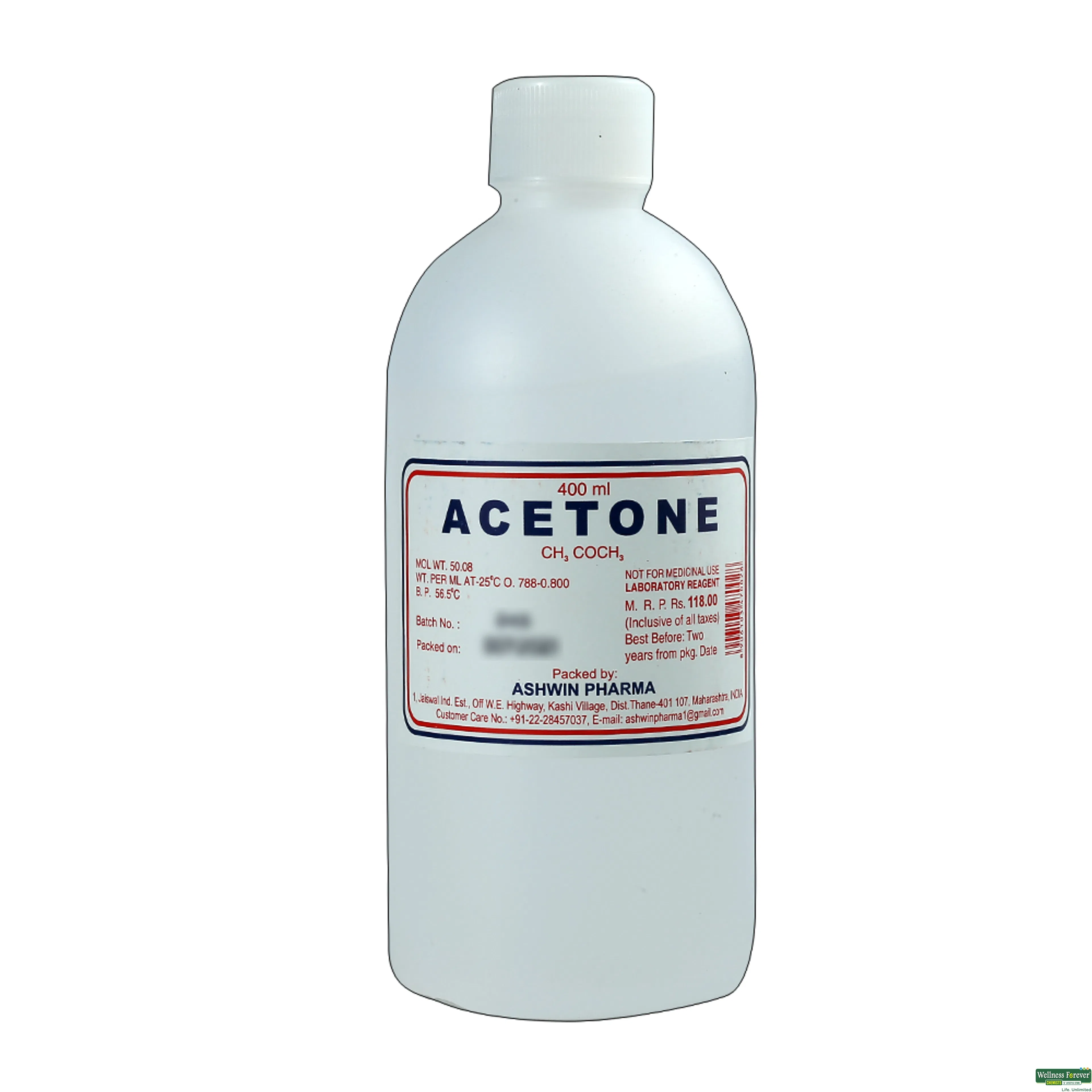 ACETONE ASHWIN 400ML-image