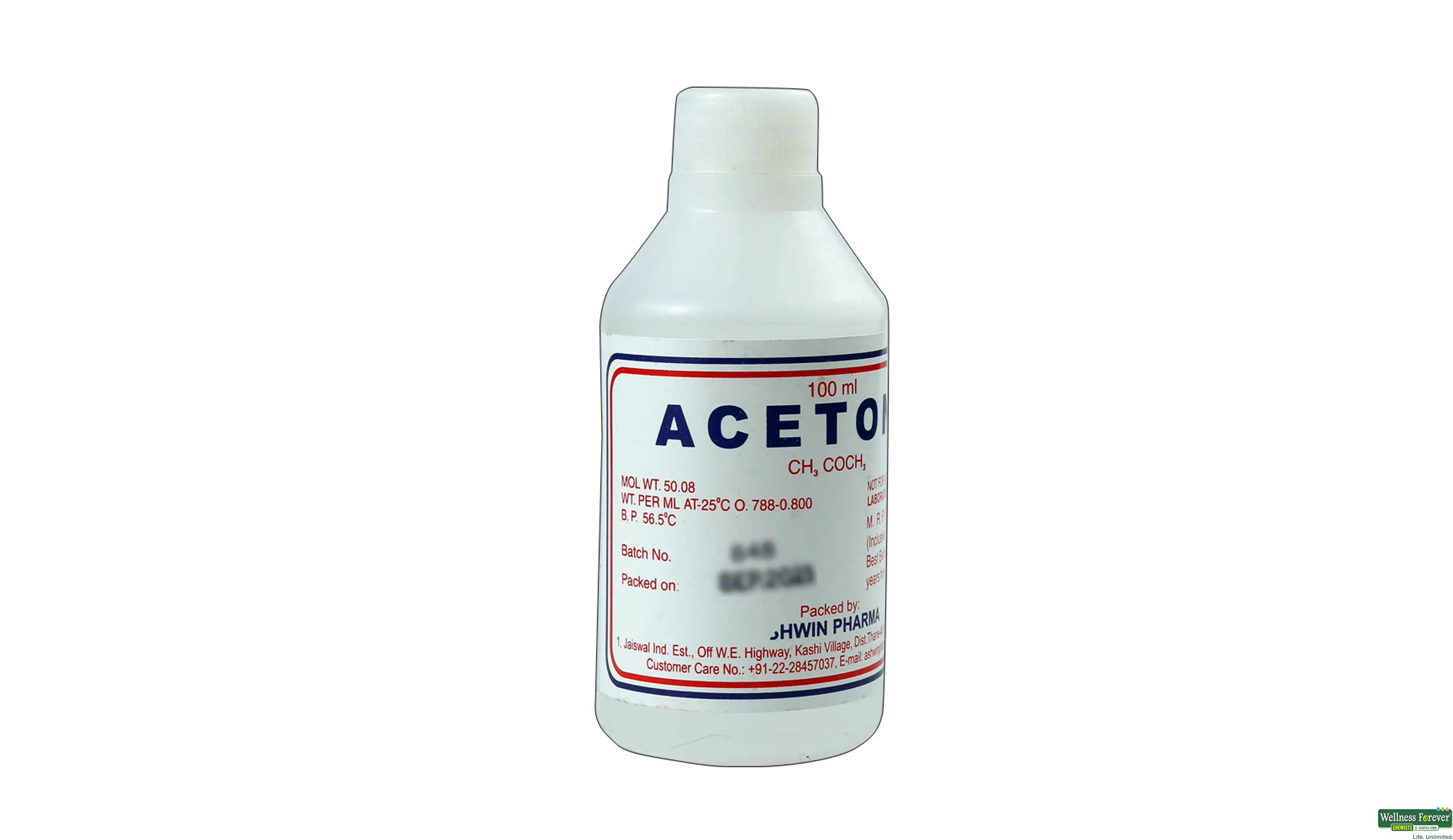 ACETONE ASHWIN 100ML- 1, 100ML, 