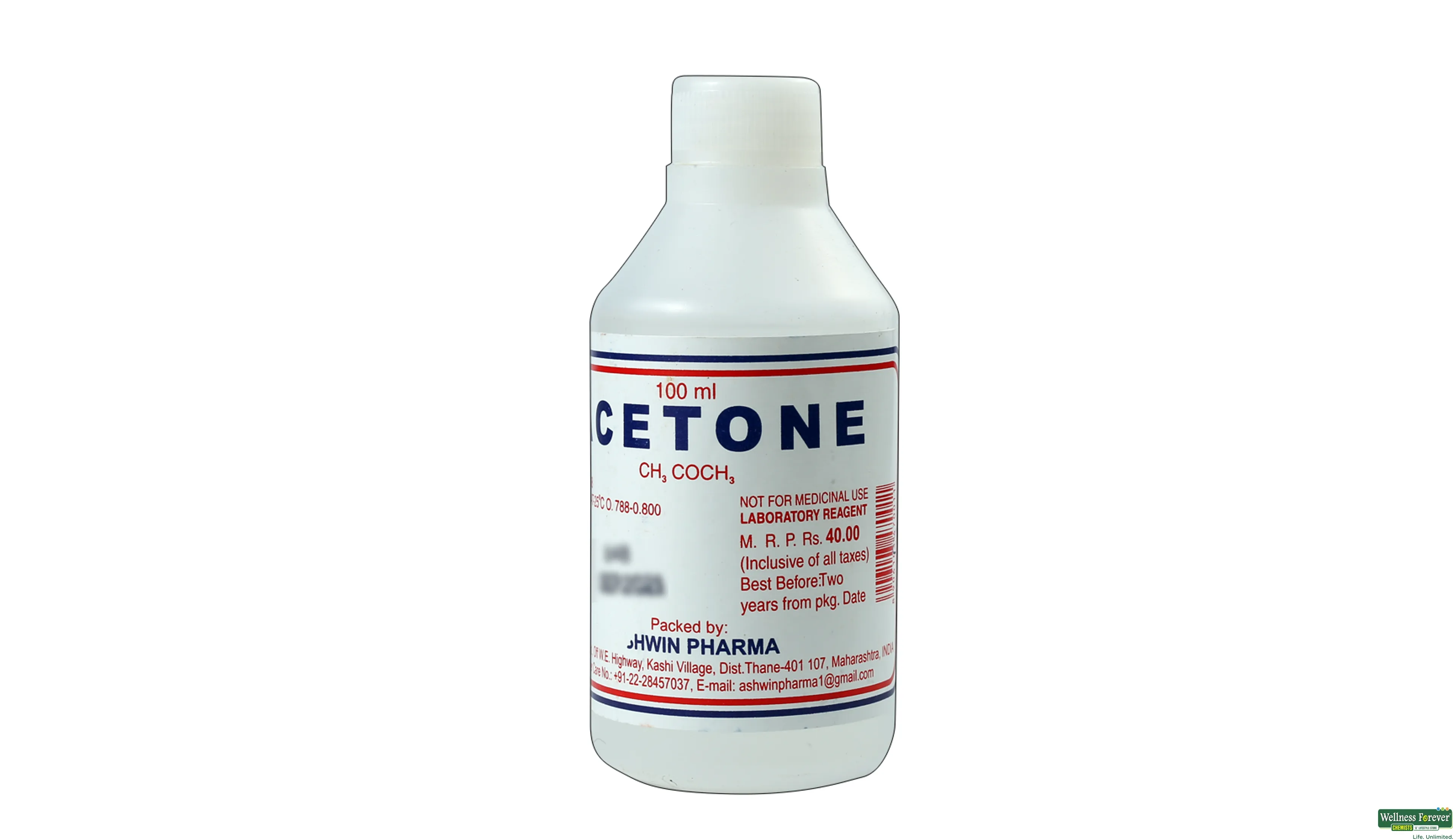 ACETONE ASHWIN 100ML- 2, 100ML, 