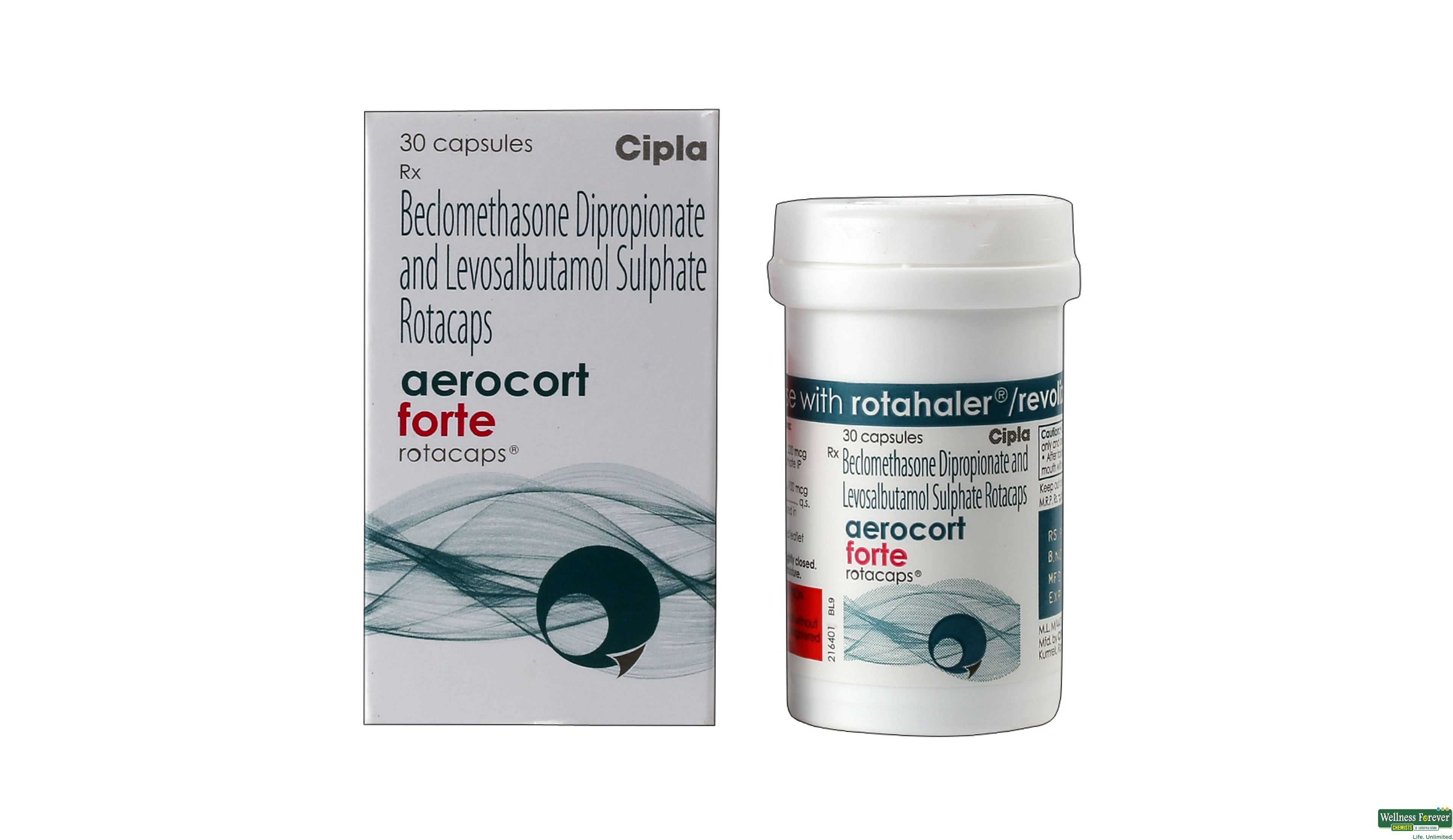 AEROCORT-FORTE ROTACAP 30CAP- 1, 30CAP, null