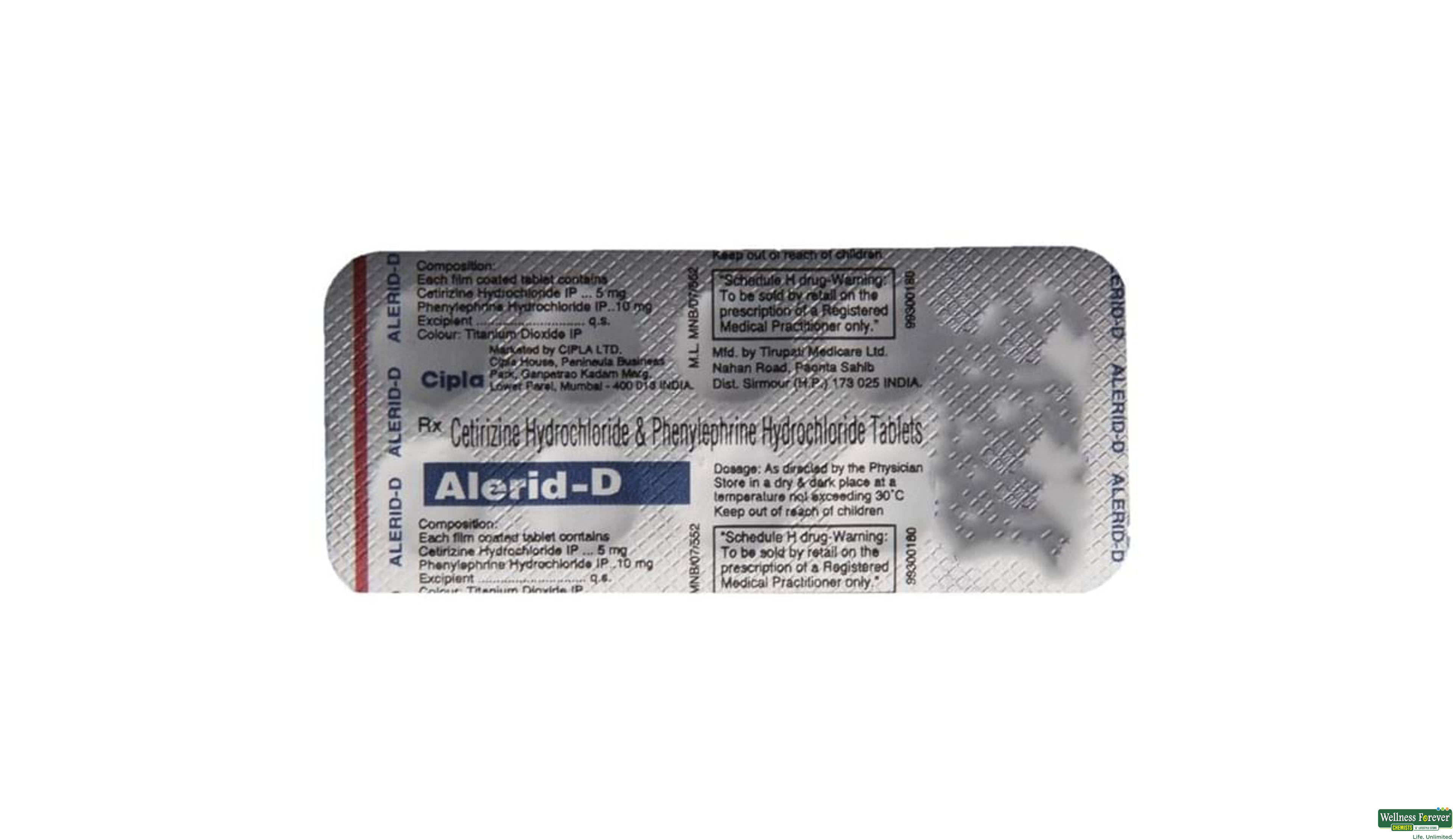 ALERID-D 10TAB- 5, 10TAB, null