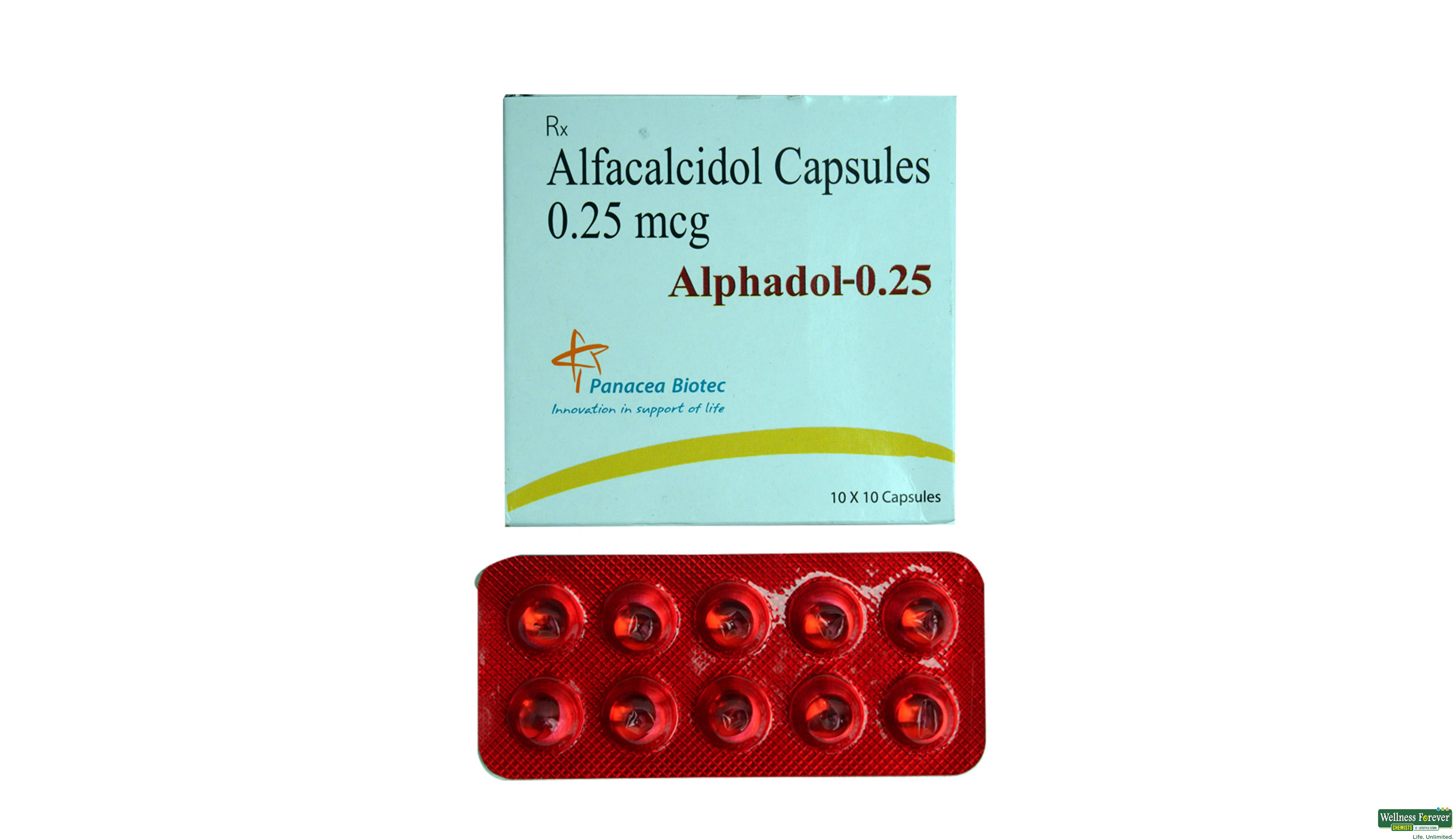 ALPHADOL 0.25MCG 10CAP- 1, 10CAP, 