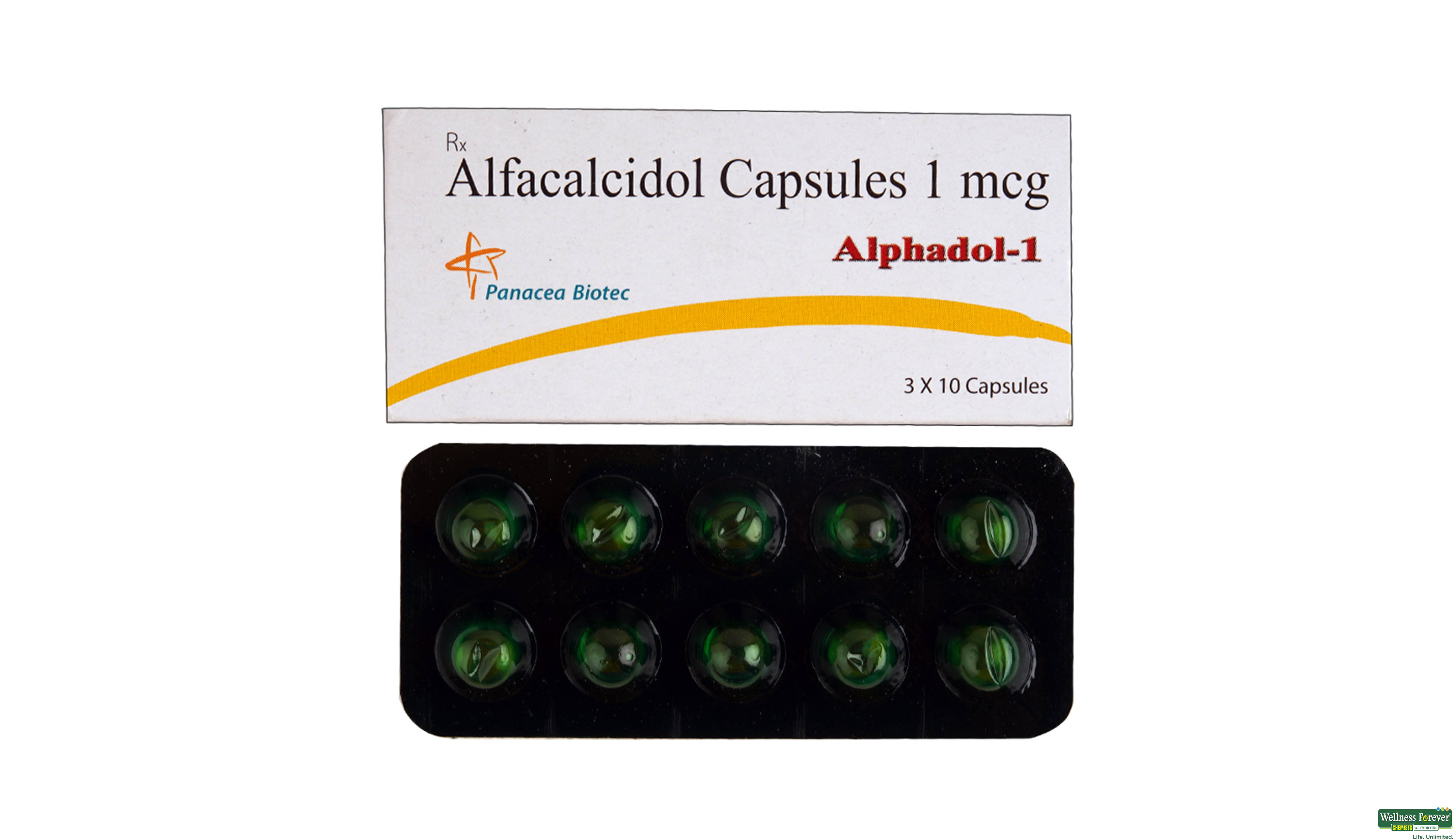 ALPHADOL 1MG 10CAP- 1, 10CAP, 
