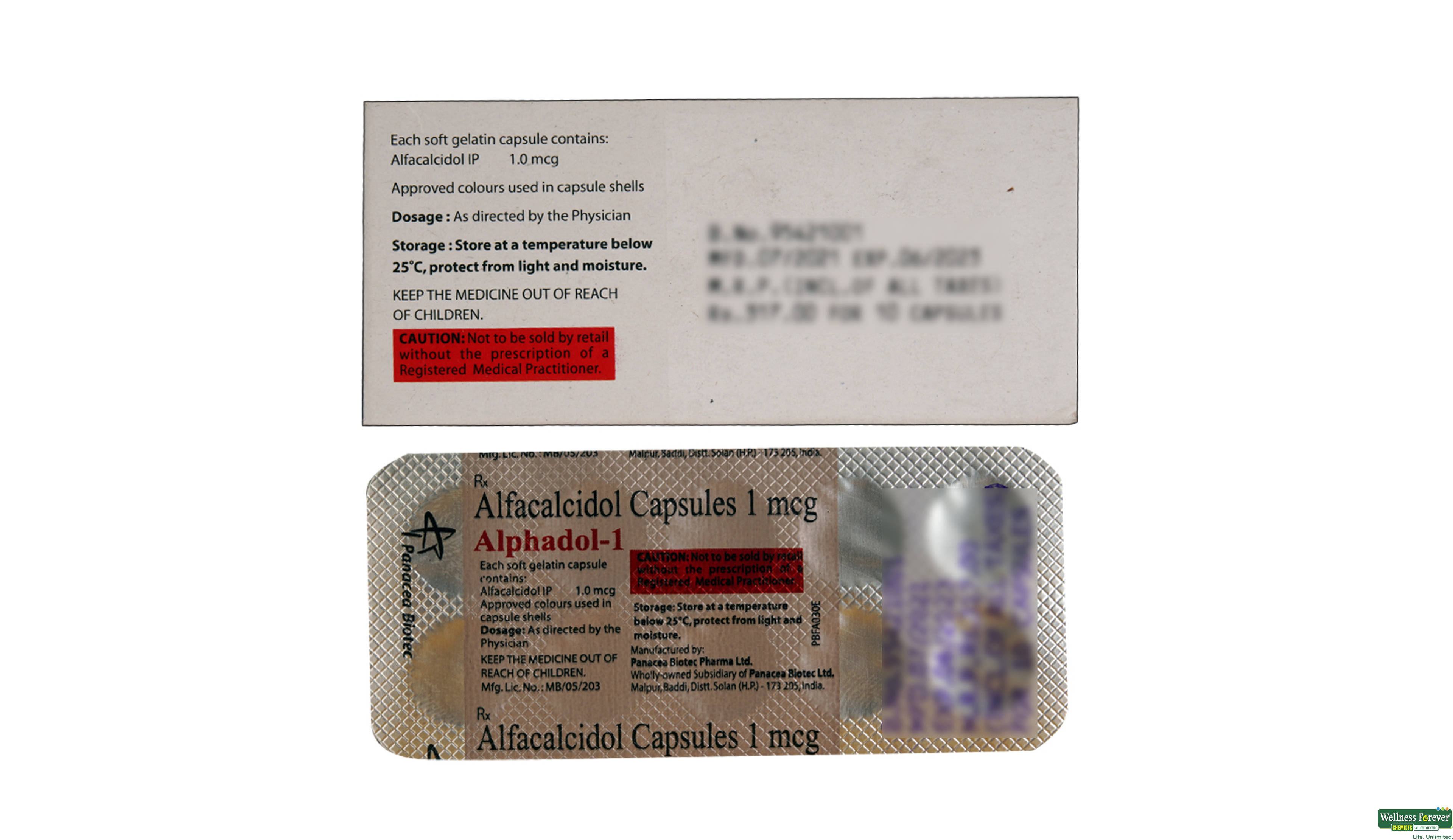 ALPHADOL 1MG 10CAP- 2, 10CAP, 