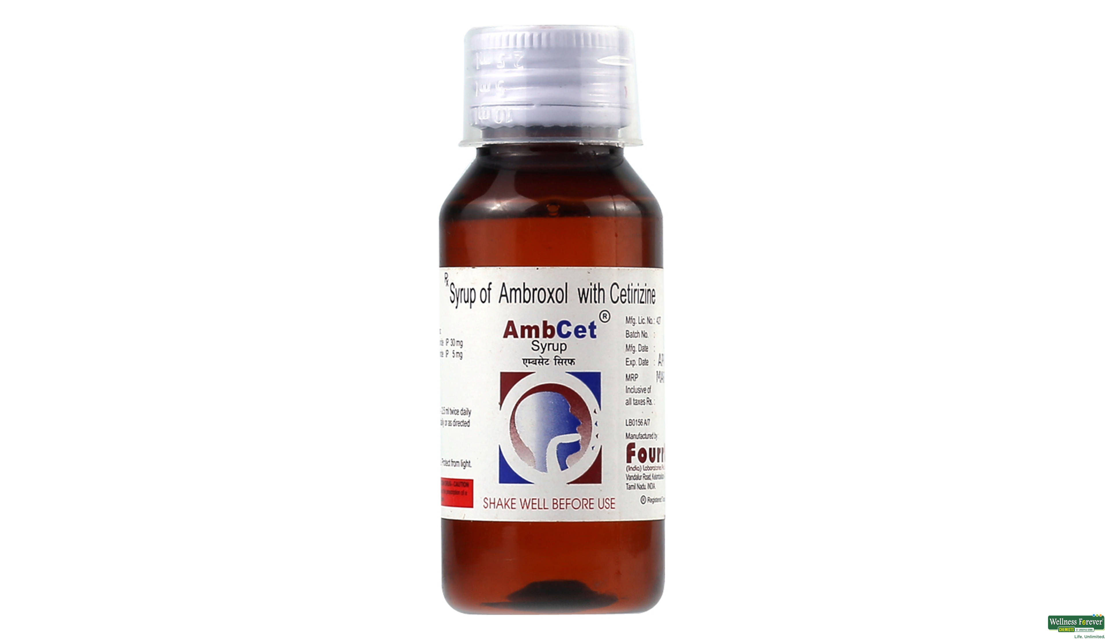 AMBCET SYP 60ML- 1, 60ML, null