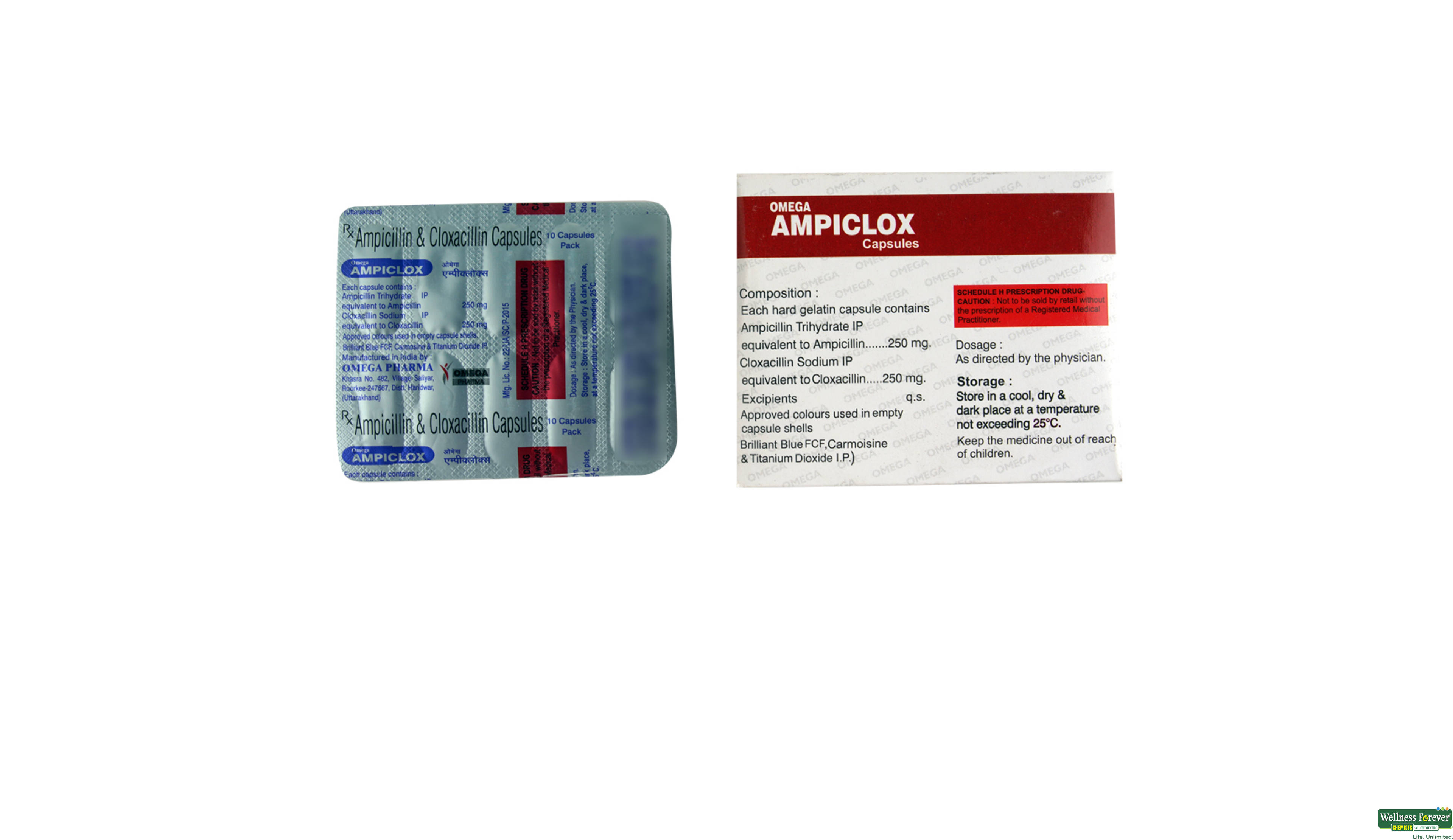 AMPICLOX 10CAP OMEGA- 2, 10CAP, 
