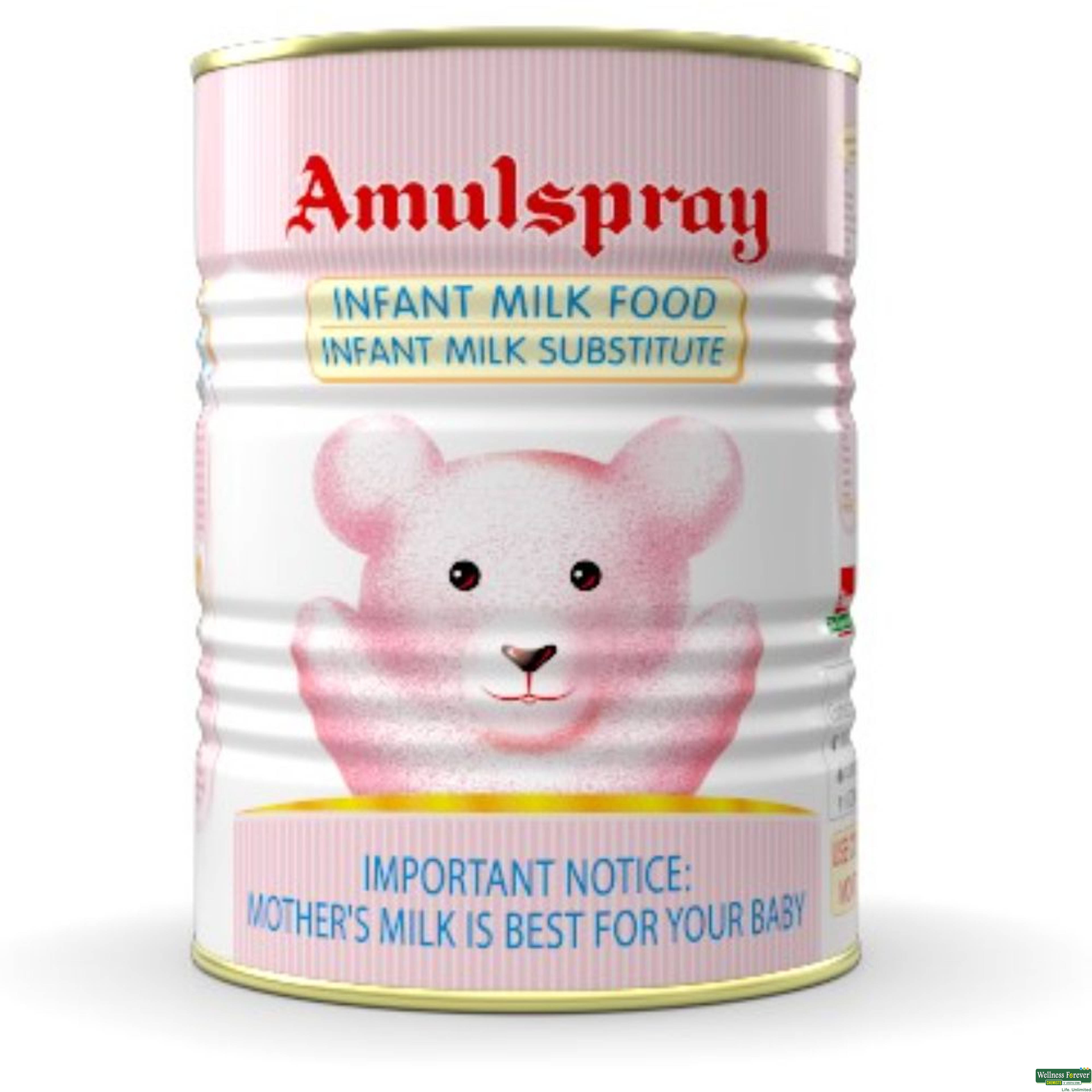 Amulspray Infant Milk Food Tin, 500 Gm-image