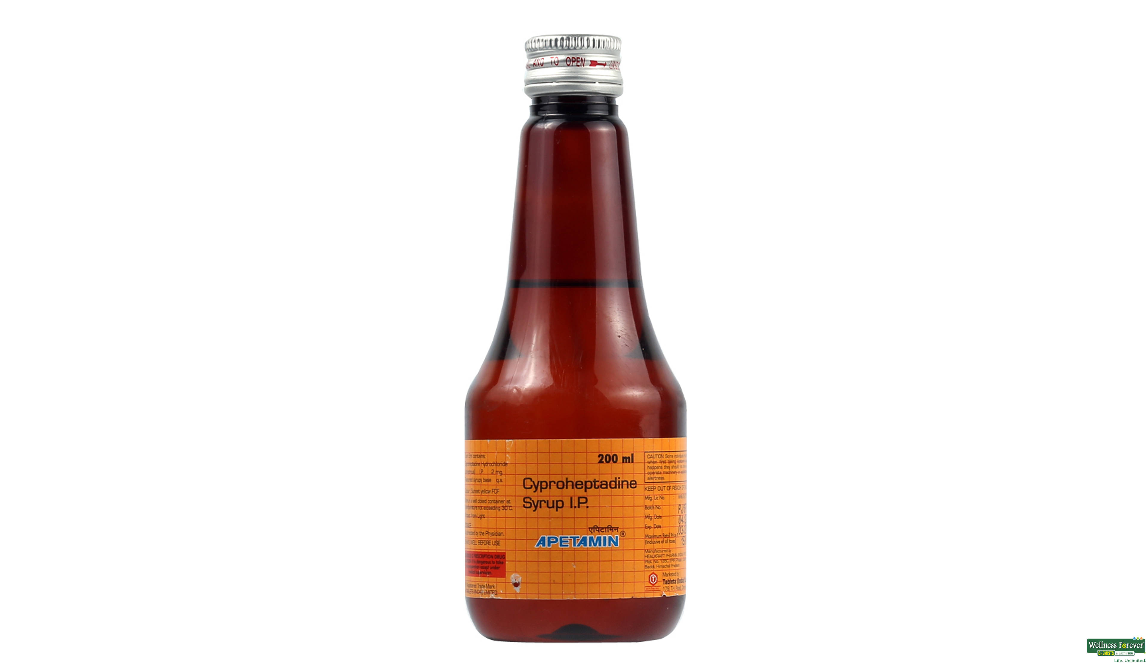 APETAMIN SYP 200ML- 1, 200ML, 