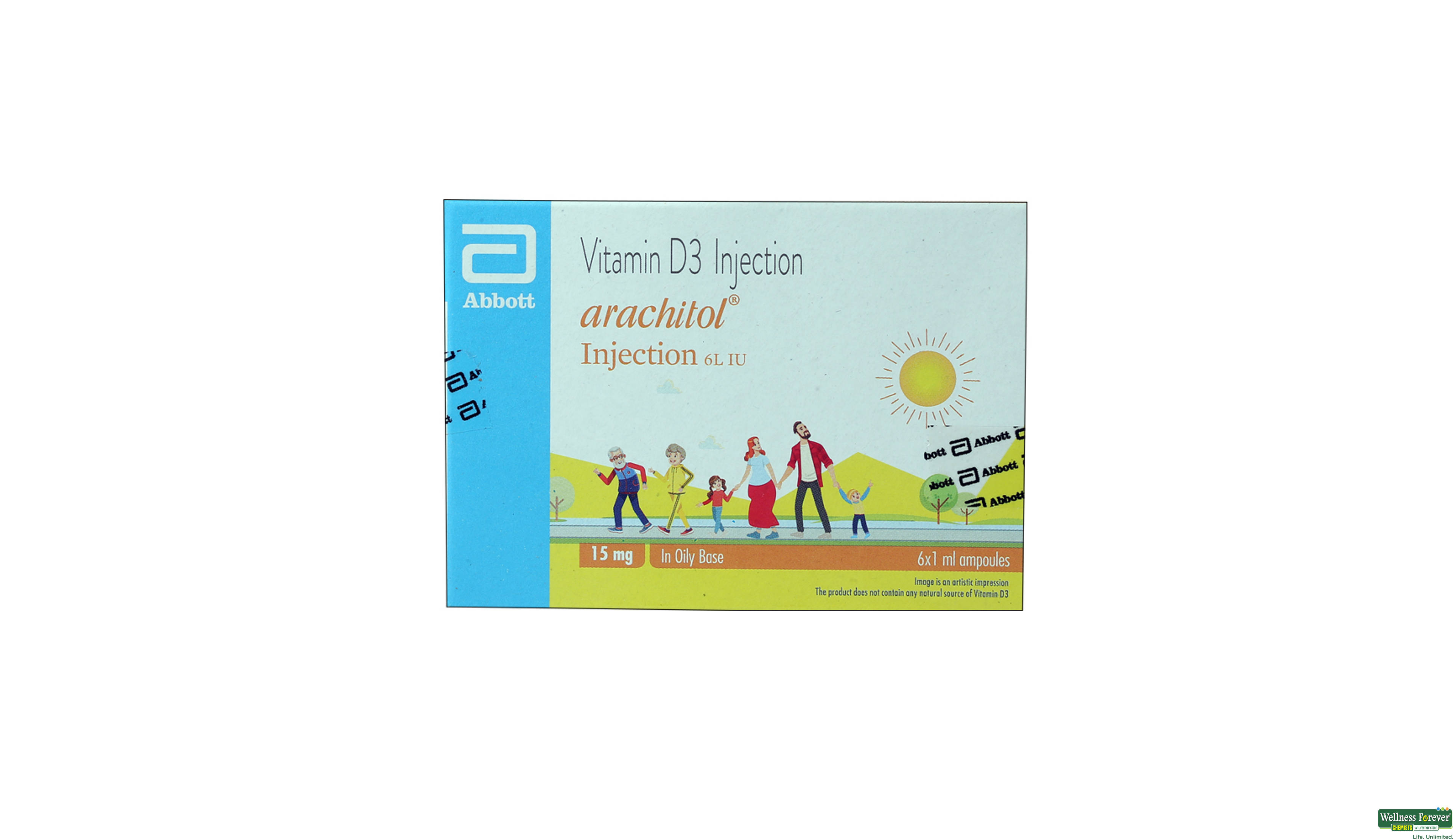 ARACHITOL 6LAC INJ 1ML AMP- 1, 1ML, 