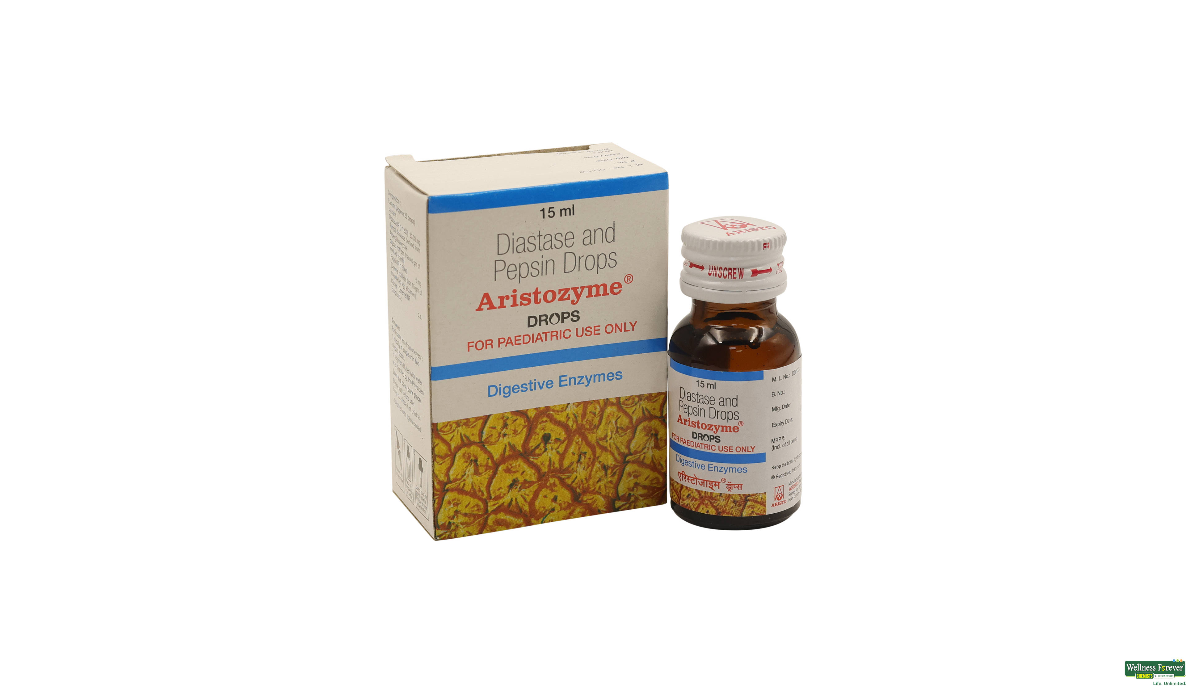 ARISTOZYME ORAL DROP 15ML- 1, 15ML, null